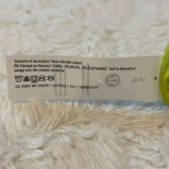 Lululemon- NWT Wundermost Sleeveless Square Neck Thong Bodysuit Lichen Lime- S - Picture 10 of 10